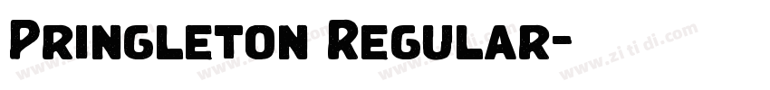 Pringleton Regular字体转换 Pringleton Regular字体转换